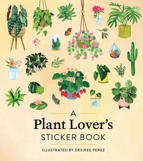 A collection of 675+ beautifully illustrated stickers for every plant enthusiast.

Immerse yourself in the world of plants with this stunning collection of hand-painted stickers, each one a loving ode to the greenery all around us. Potted houseplants add coziness to a sunny windowsill; prickly cacti adorn a warm desert landscape; ladybugs and tulips hide among an inviting garden oasis; tiny terraria perch on a wooden shelf; and much more.

Every sticker is a small work of art, meant to inspire creativity an