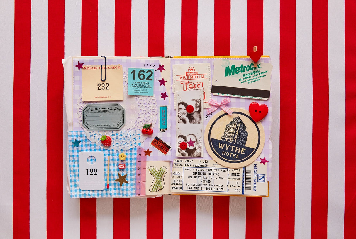 A crafty scrapbooker’s haven – 52 weeks of prompts, creative ideas and inspiration for you to collect your memories in your junk journal with through the year. Using her COLLECT, REFLECT and CREATE framework, Martina's weekly prompts include the sea, friends, my first memory, favorite film, pasta and more. You'll find heaps of fun, original ideas for what to include in your scrapbook, as well as tips on how to brainstorm and source materials.