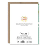 A Year of Wishes Book Stack Birthday Card

Inside verse: May this year be the best one yet. Happy Birthday!

• Gold foil details
• Illustrated by Katie Daisy
• Pre-priced
• Size: A6, 4.5" x 6.25"
• Paired with a Kraft envelope
• Printed in the USA on beautiful FSC-certified 10% post-consumer waste recycled paper.

About The Artist: Katie Daisy was raised by the birds and warm breezes of small-town Lindenwood, Illinois, brought up among the wildflowers with roots planted deeply in the natural world. Working 