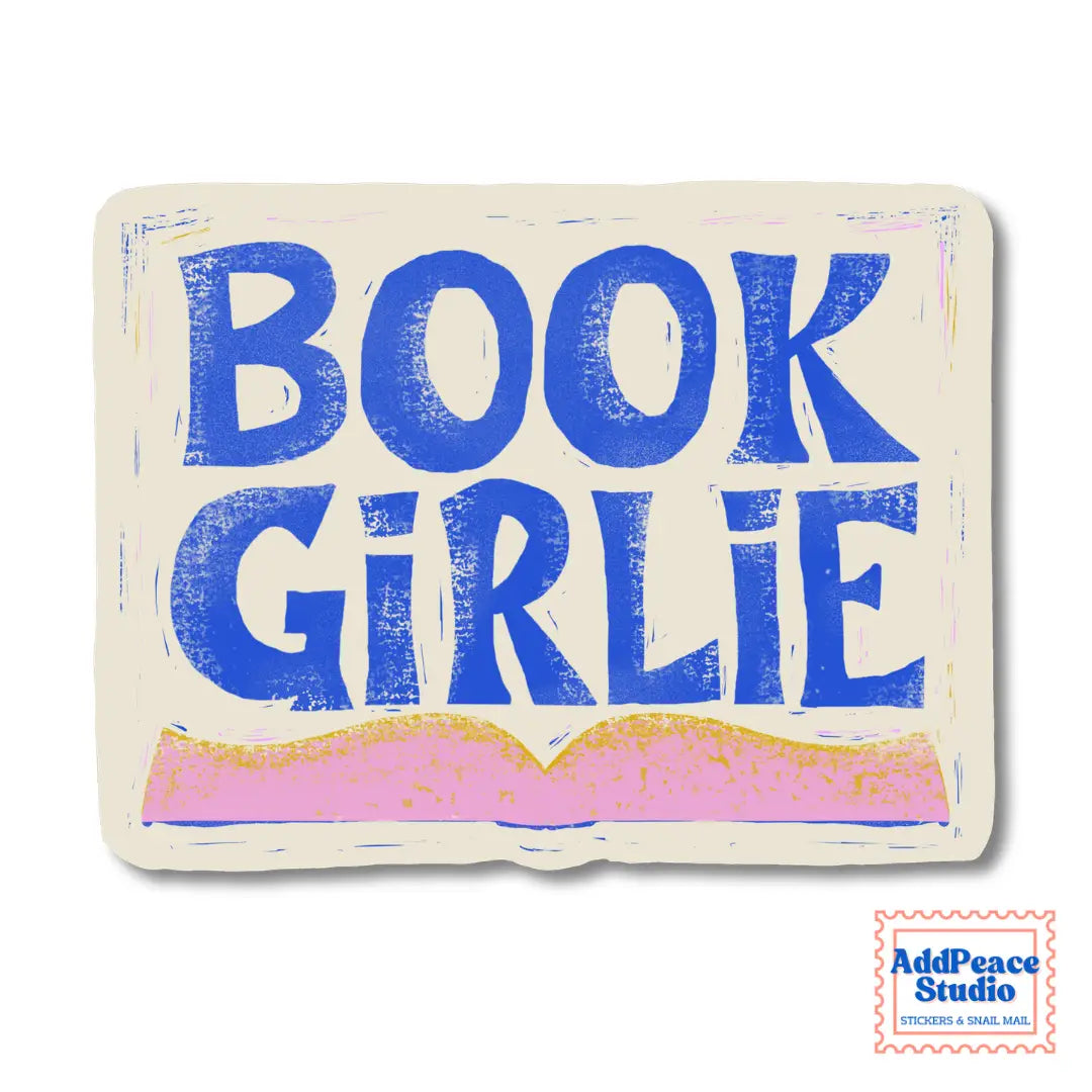 AddPeace Studio - Book Girlie Vinyl Sticker

A bold waterproof vinyl sticker for readers, introverts, and book lovers. Perfect for laptops, journals, and water bottles, this design celebrates every true book girlie.

Details:


Size: 2.5"
Material: Waterproof, scratch-resistant matte vinyl

Made in USA, original artwork by AddPeace Studio