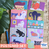 AddPeace Studio - Cats &amp; Cups Postcard Pack

A charming illustrated postcard set for cat lovers, homebodies, and anyone craving a little analog joy. This Cats &amp; Cups postcard pack celebrates quiet moments, warm drinks, and the simple pleasure of sending real mail. Designed for the current resurgence of snail mail, pen pals, and intentional connection, these postcards make it easy (and fun) to go offline on purpose.

Each set includes ten unique 4x6 postcards featuring original Cats &amp; Cups illust