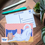 AddPeace Studio - Cats &amp; Cups Postcard Pack

A charming illustrated postcard set for cat lovers, homebodies, and anyone craving a little analog joy. This Cats &amp; Cups postcard pack celebrates quiet moments, warm drinks, and the simple pleasure of sending real mail. Designed for the current resurgence of snail mail, pen pals, and intentional connection, these postcards make it easy (and fun) to go offline on purpose.

Each set includes ten unique 4x6 postcards featuring original Cats &amp; Cups illust