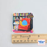 AddPeace Studio - Reading Snail Vinyl Sticker

This illustrated sticker features a snail settled into a wingback chair, surrounded by shelves of books and warm lamplight, completely lost in a letter. It captures that quiet, immersive feeling of disappearing into the analog world and not wanting to come back.

Details:


Size: 2.5"
Material: Waterproof, scratch-resistant matte vinyl

Made in USA, original artwork by AddPeace Studio