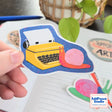AddPeace Studio - Snail At Typewriter Vinyl Sticker

This illustrated sticker features a snail at a bright yellow typewriter, fully immersed in the writing process and bringing big creative ideas to life.

Details:


Size: 2.5"
Material: Waterproof, scratch-resistant matte vinyl

Made in USA, original artwork by AddPeace Studio