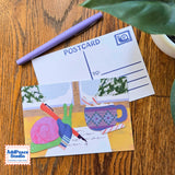 A love letter to snail mail and the joy of sending something real. This 12 postcard set features bright, imaginative illustrations centered around writing, reading, and the magic of meaningful connection.

Details

Set of 12 unique illustrated postcards
Professionally printed on sturdy matte cardstock
Standard postcard size: 4 x 6 inches
Illustrated by AddPeace Studio
Made in the USA