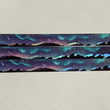 AdrianSlothArt - Aurora Mountain Landscape Holographic Foil Washi Tape

Washi tape with holographic foil highlighting the snow on the mountains, reflecting the northern lights in the night sky.

Details:

15 mm x 10 m
holographic foil washi tape