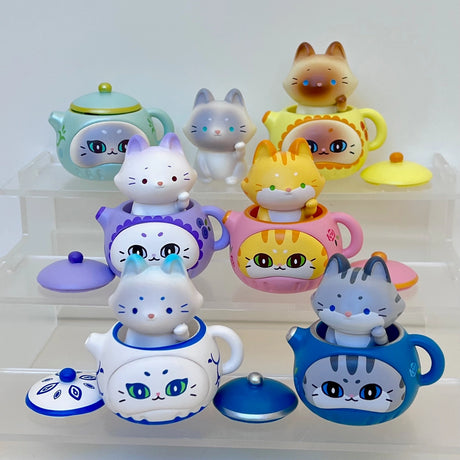 Afternoon Teapot Cats Blind Box Kawaii
