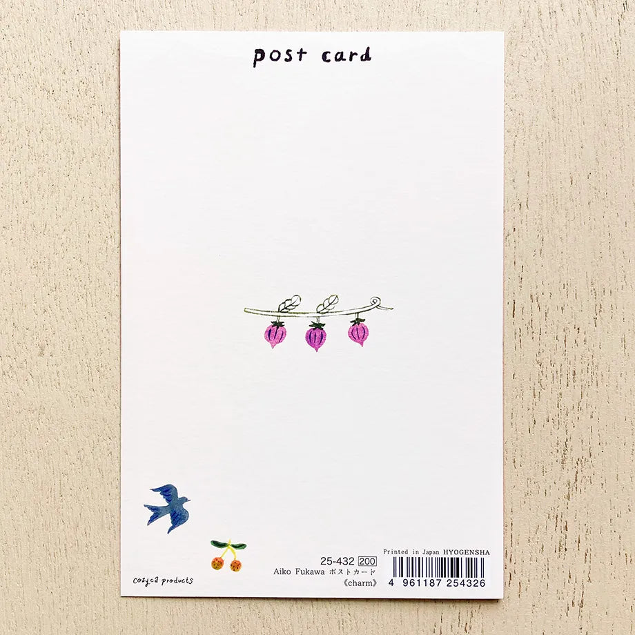 The gold foil stamping on the entire postcard shines brightly.
Full color printing is also applied to the back side.
It is also recommended to accompany gifts to loved ones or display them as an interior decoration in your room.

4 in x 6 in
Includes 1 post card