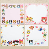 Smiling cats and rabbits are very cute block notes.
If you use it in a message or letter, the person who receives the note will surely smile.

Pack of 120 sheets that can be used every day. Another point is that it is made of firm and thick paper, so it does not transfer to the back. Please use it not only as a memo, but also as a card to accompany the gift.