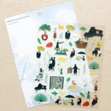 Stickers of illustrator Akira Kusaka. This sticker sheet is packed with beautiful drawings meant to evoke stories and memories.&nbsp;


Printed on PET material, the stickers have a smooth, durable finish that’s easy to peel and place - great for both everyday use and special projects.

✨ Product Details

Smooth, durable PET sticker material
Perfect for planners, journals, scrapbooking, and cardmaking
Backing Sheet Size: 141 × 188 mm
Sticker sheet size: 138 × 170 mm