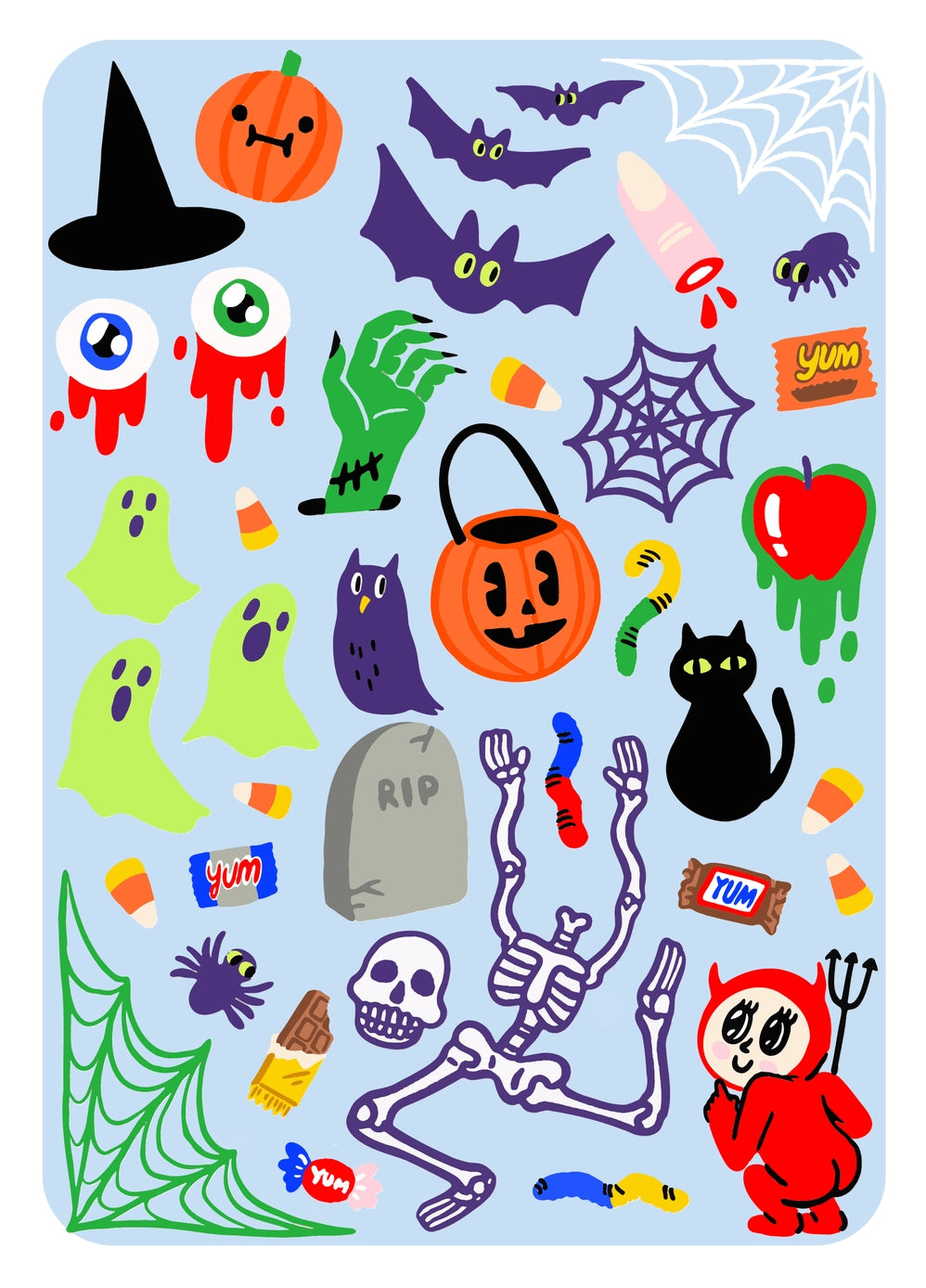 Iron-on Transfer Sheets - All Hallows Sheet Set