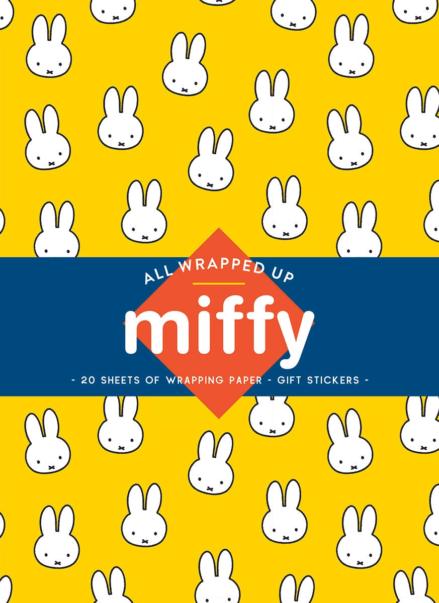 Fall in love with Miffy in this magnificent wrapping paper book!

Miffy: All Wrapped Up includes 20 gorgeous gift wrapping sheets (measuring 27.3 in x 19.84 in) and a sheet of gift-label stickers – so you’ll always have the perfect paper on hand to wrap your thoughtful gifts.

Timeless appeal: Miffy's simple, minimalist design and gentle stories have captivated generations of children - and 2025 marked 70 years of Miffy!
Global recognition: Miffy is a beloved character in over 50 countries and with more tha