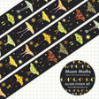 This gold foil washi tape features my illustrations of a selection of moon moths from around the world, including the celestial moon moth, the Spanish moon moth, the comet moth, the pink spirit moth, the luna moth, the South China moon moth, the African moon moth, the Sulawesi moon moth, the Indian moon moth, and the Chinese moon moth.