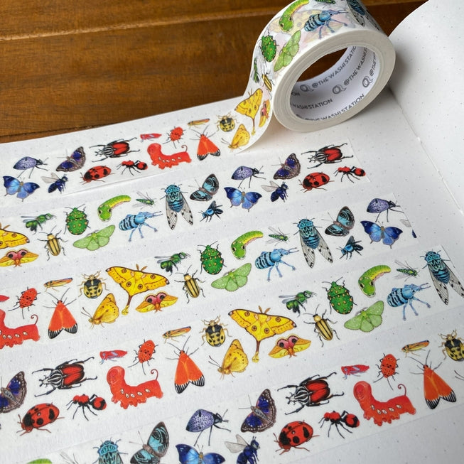 Allison Stoiser Art Rainbow Insects Washi Tape