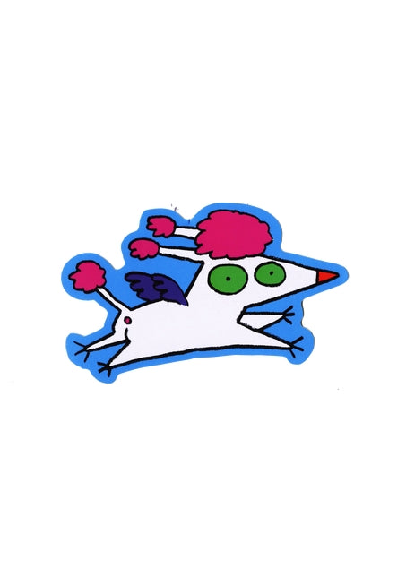 Angel Poodle Sticker