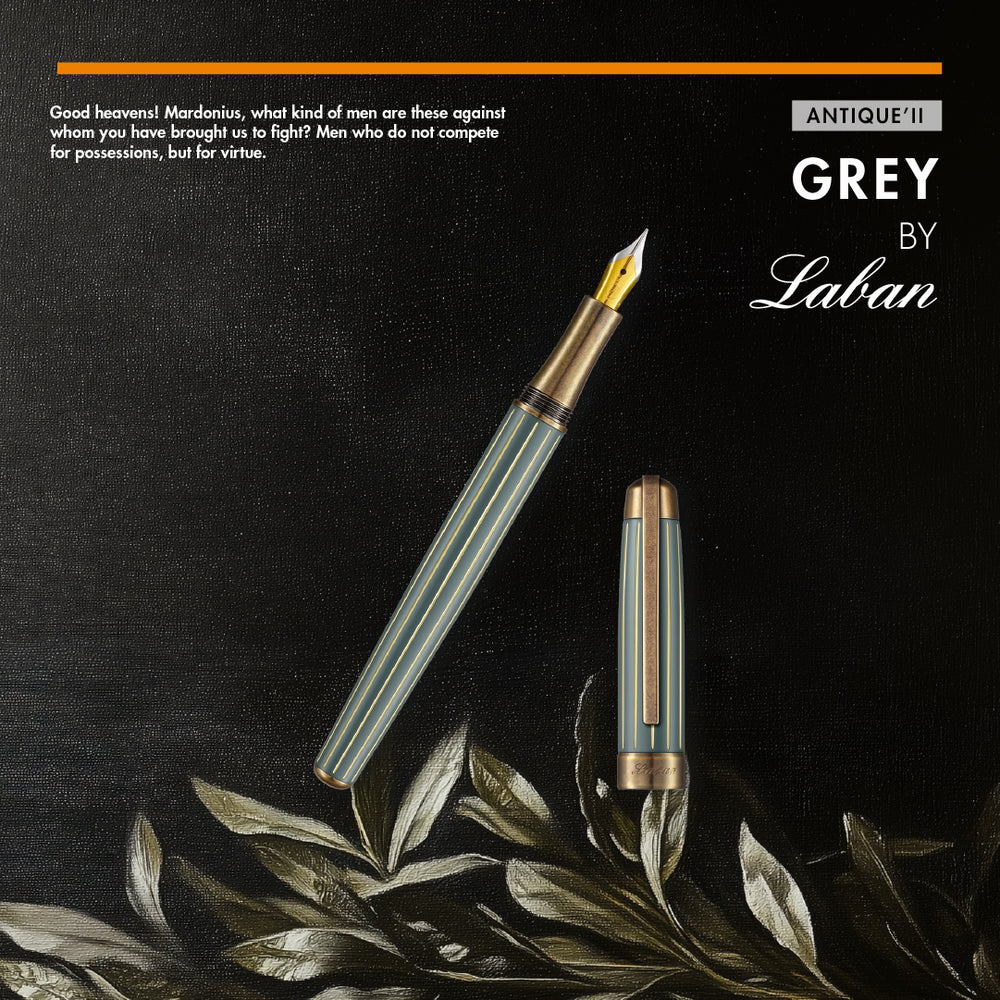 Laban Antique II Fountain Pen - Gray