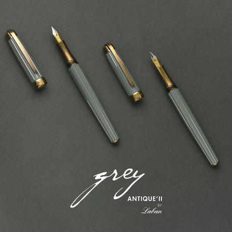 Laban Antique II Fountain Pen - Gray