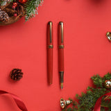 Laban Antique II Fountain Pen - Red