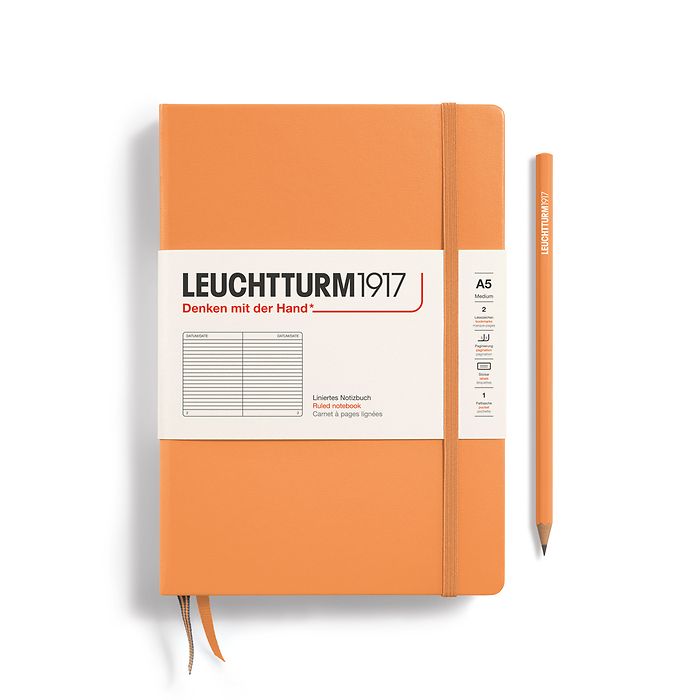 Leuchtturm1917 Apricot Hardcover Notebook A5