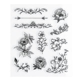 Add heirloom elegance to your pages. The Antique Floral Acrylic Stamp Set brings timeless botanical charm to journaling, planning, and creative projects with its ornate florals and vintage-inspired flourishes. Perfect for layering, borders, and decorative accents, these stamps help every spread feel artful and beautifully composed.