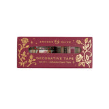 Washi Tape is the perfect stationery supply to use for journaling, gift wrapping, crafting or any decorative purpose you wish to enhance with an enchanting rustic elegance.

Add a storybook touch to your journal spreads with the&nbsp;Books of Beauty Washi Tape Set—a coordinated collection of warm, vintage-inspired designs perfect for layering, borders, and decorative accents.

✨ Features You’ll Love

High-quality matte finish for smooth application and easy repositioning
Ideal for planners, journals, scrapb