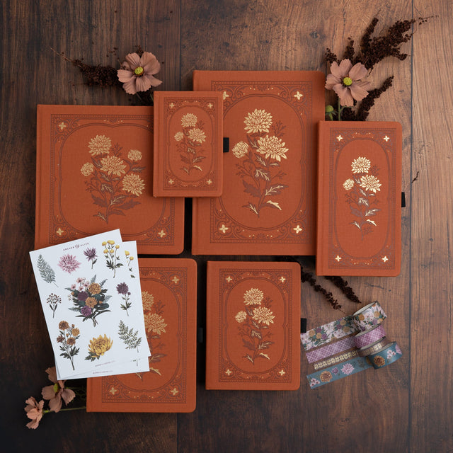 Archer and Olive Notebook: Chrysanthemum