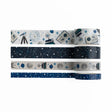 A dreamy celestial washi tape set inspired by stargazing, constellations, and drifting meteor trails. This coordinated collection features star-scattered skies, astronomy books, telescopes, planets, and deep midnight tones—perfect for adding a cosmic touch to planners and creative spreads.