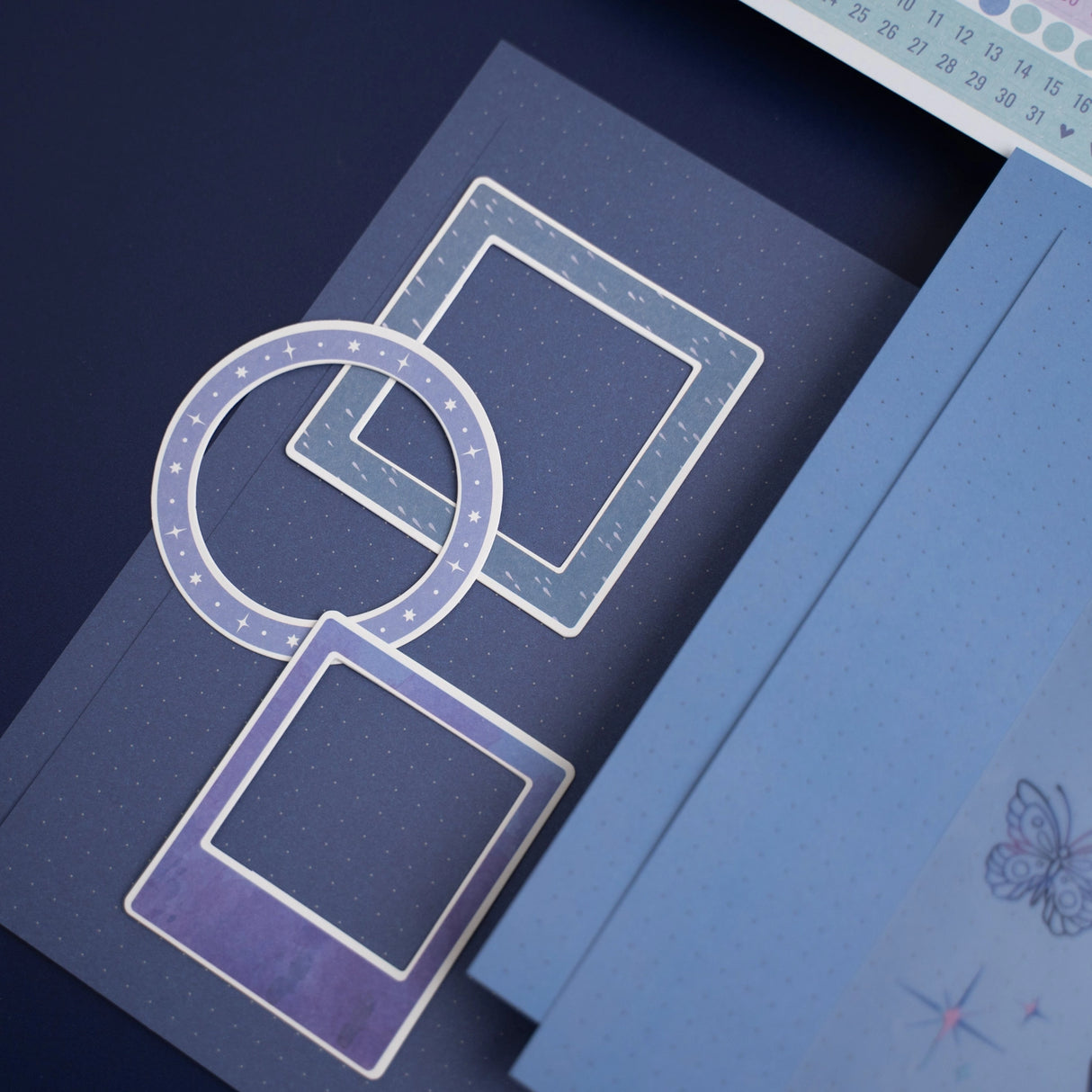 Our Kits contain everything you need to create a cohesive theme in your planner or bullet journal.&nbsp;

This kit will include:&nbsp;

Washi Tape - 2 Designs (2 meters of each design)
5 Unique Sticker Sheets (theme and journaling)
8 Sheets of Collage Paper (2 of each design)
A Clear Binder Sleeve for easy organization
Bonus Item: Label stickers&nbsp;