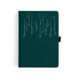 Quiet, expansive, and full of wonder — the Meteor Shower Notebook captures the magic of watching the night sky come alive. A deep, moody cover is scattered with delicate shooting stars, creating a sense of calm movement and cosmic possibility. It’s a notebook made for late-night thoughts, creative sparks, and ideas that arrive like falling stars.
