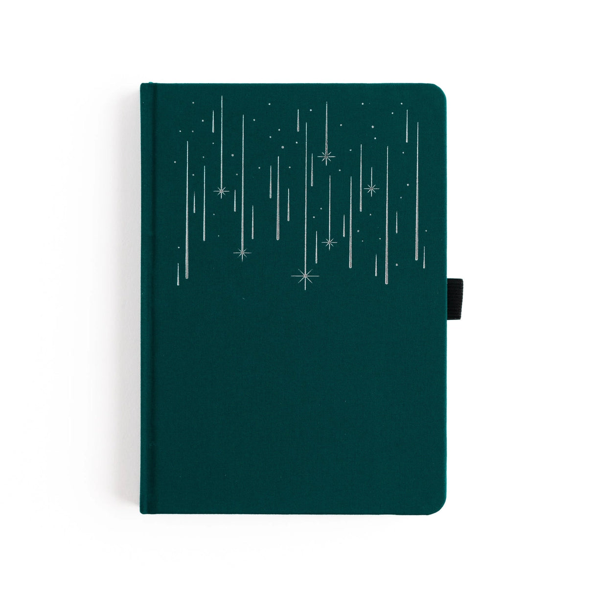 Quiet, expansive, and full of wonder — the Meteor Shower Notebook captures the magic of watching the night sky come alive. A deep, moody cover is scattered with delicate shooting stars, creating a sense of calm movement and cosmic possibility. It’s a notebook made for late-night thoughts, creative sparks, and ideas that arrive like falling stars.