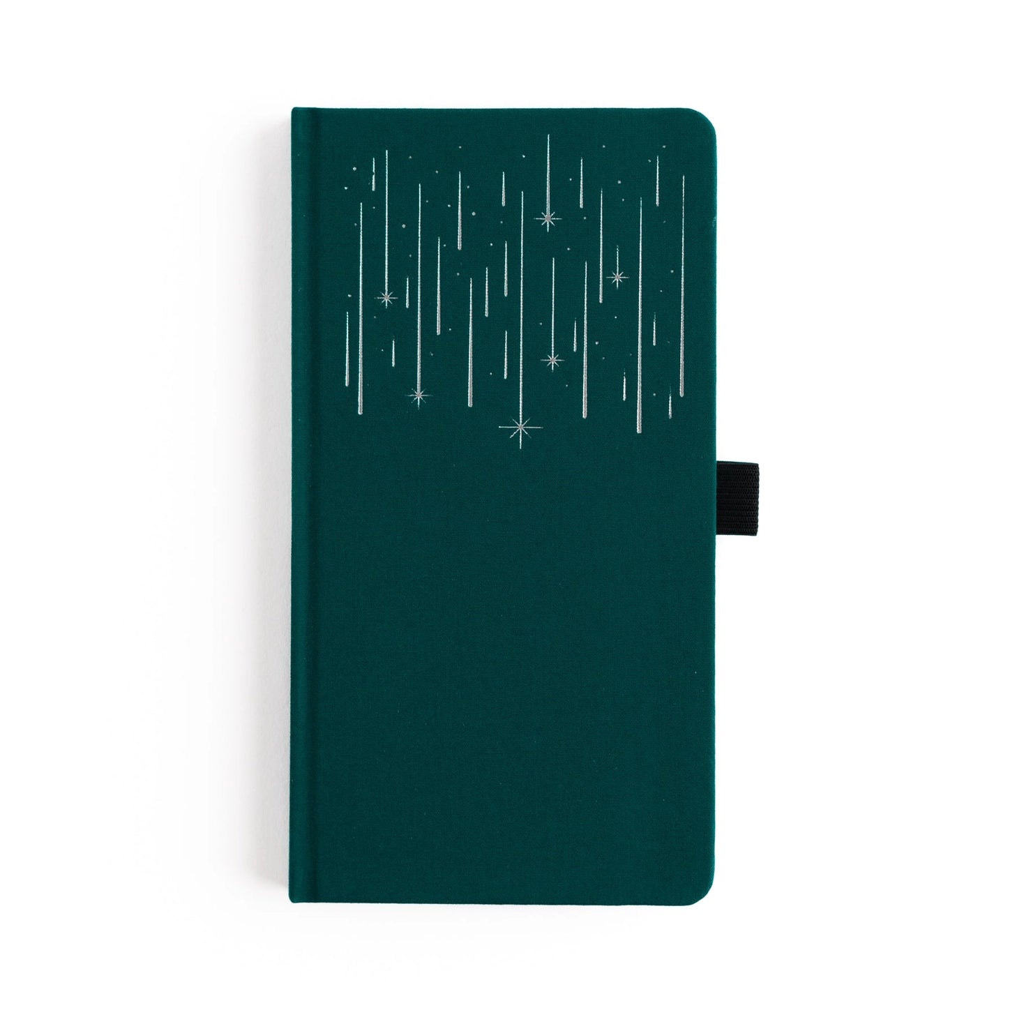 Quiet, expansive, and full of wonder — the Meteor Shower Notebook captures the magic of watching the night sky come alive. A deep, moody cover is scattered with delicate shooting stars, creating a sense of calm movement and cosmic possibility. It’s a notebook made for late-night thoughts, creative sparks, and ideas that arrive like falling stars.