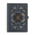 Let your imagination wander into midnight magic. The Storybook Notebook in Navy blends deep, velvety blue tones with ornate gold detailing, creating a journal that feels like an heirloom tale waiting to be written. Whether you're crafting daily reflections or exploring new creative ideas, each page becomes its own enchanting chapter.