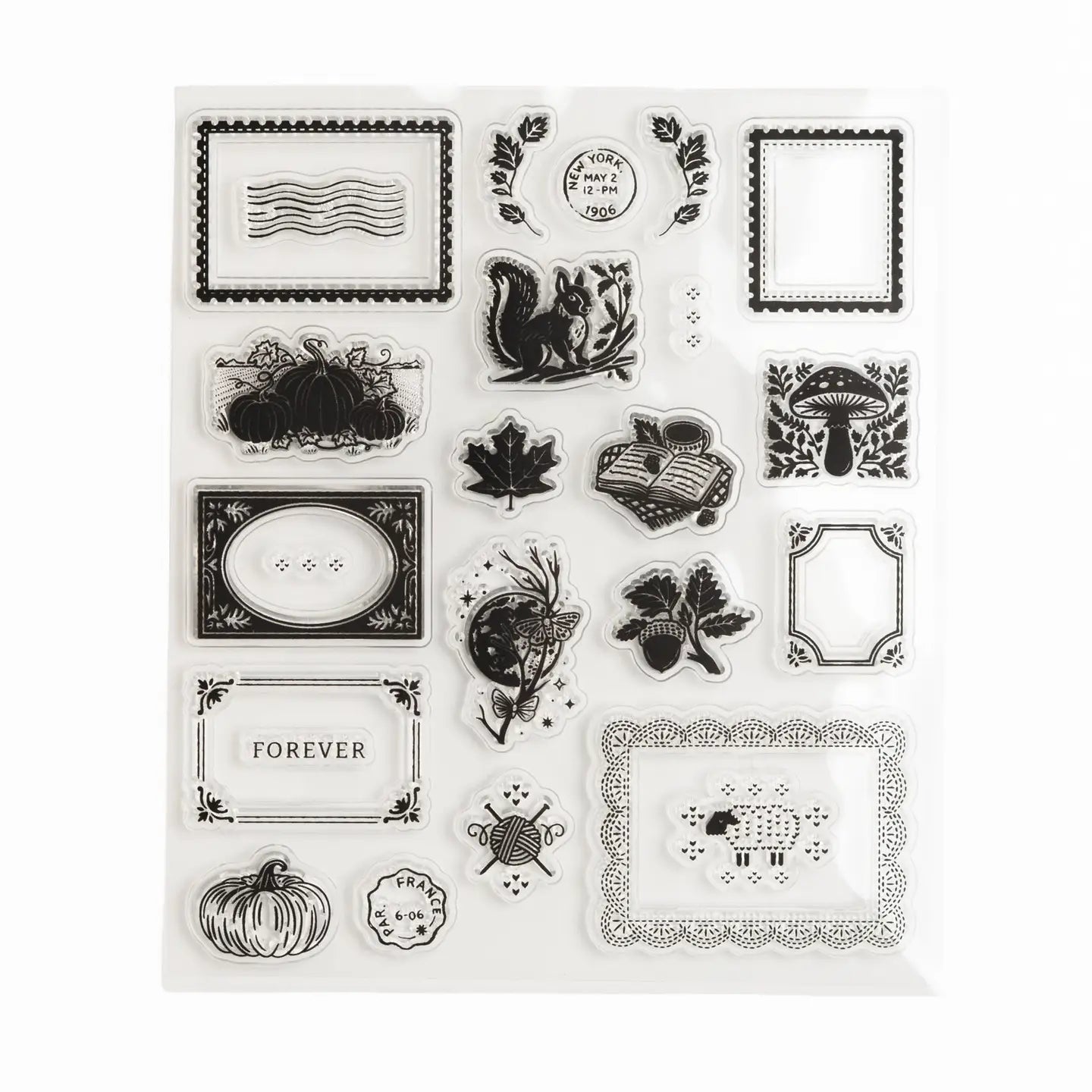 Archer and Olive Acrylic Stamps: Quiet Corners