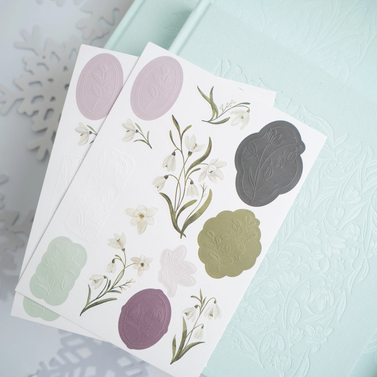 Archer and Olive Snowdrops Sticker Set