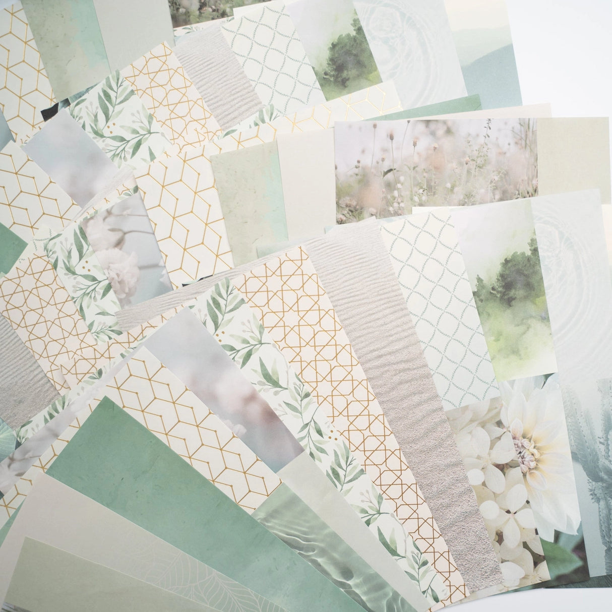 Archer and Olive Soft Nature Collage Paper Pad