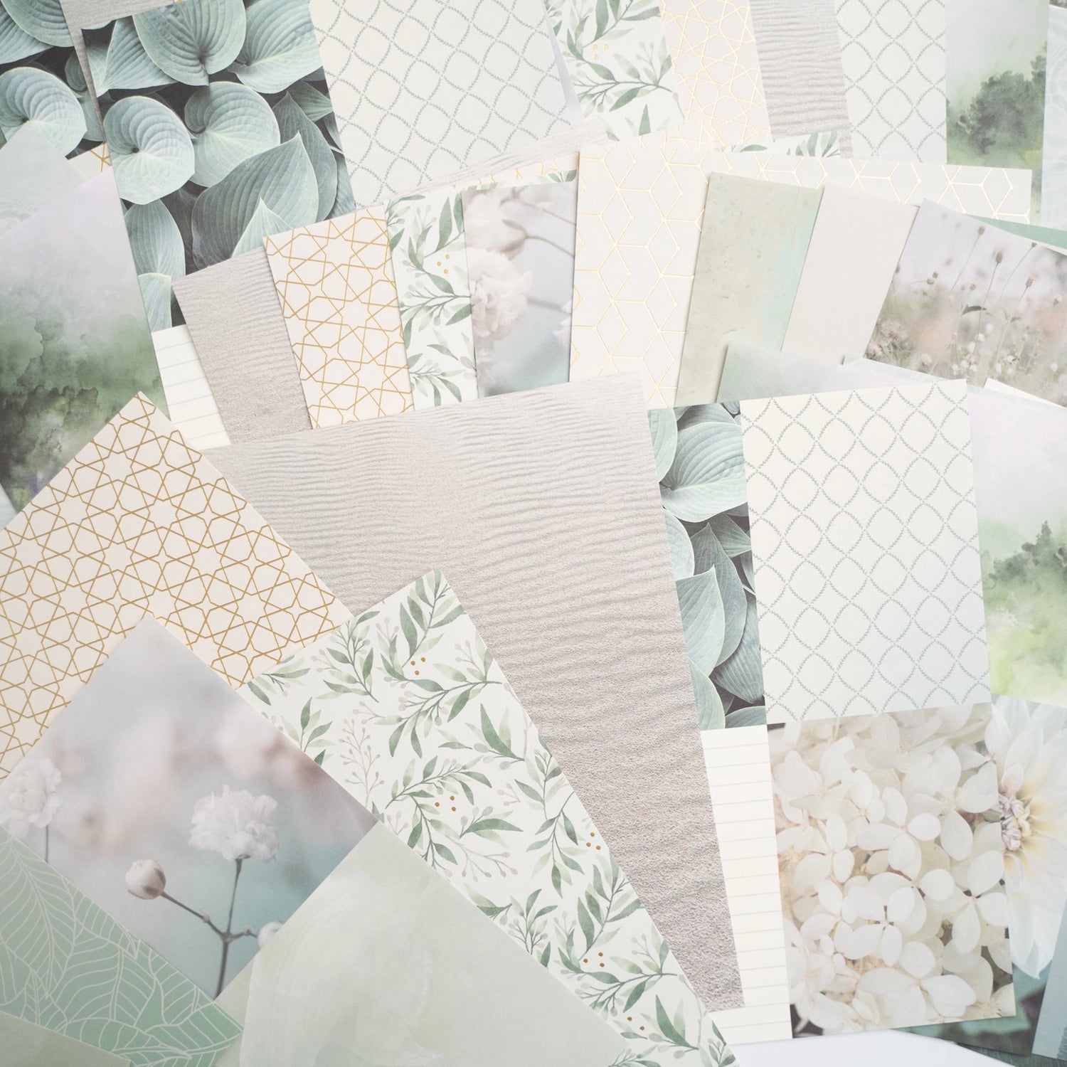 Archer and Olive Soft Nature Collage Paper Pad