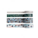 Gaze at the dreamy spring skies with our&nbsp;Swallows Washi Tape.&nbsp;This set of&nbsp;4 Washi Tapes&nbsp;is inspired by&nbsp;detailed foliage, soaring swallows, bird nests and blue skies.

Washi Tape is the perfect stationery supply to use for journaling, gift wrapping, crafting or any decorative purpose you wish to enhance with an enchanting rustic elegance.

So if you love listening to the chatter of birds as spring rolls in, this&nbsp;Swallows&nbsp;Washi Tape&nbsp;is perfect for adding a dreamy touch 
