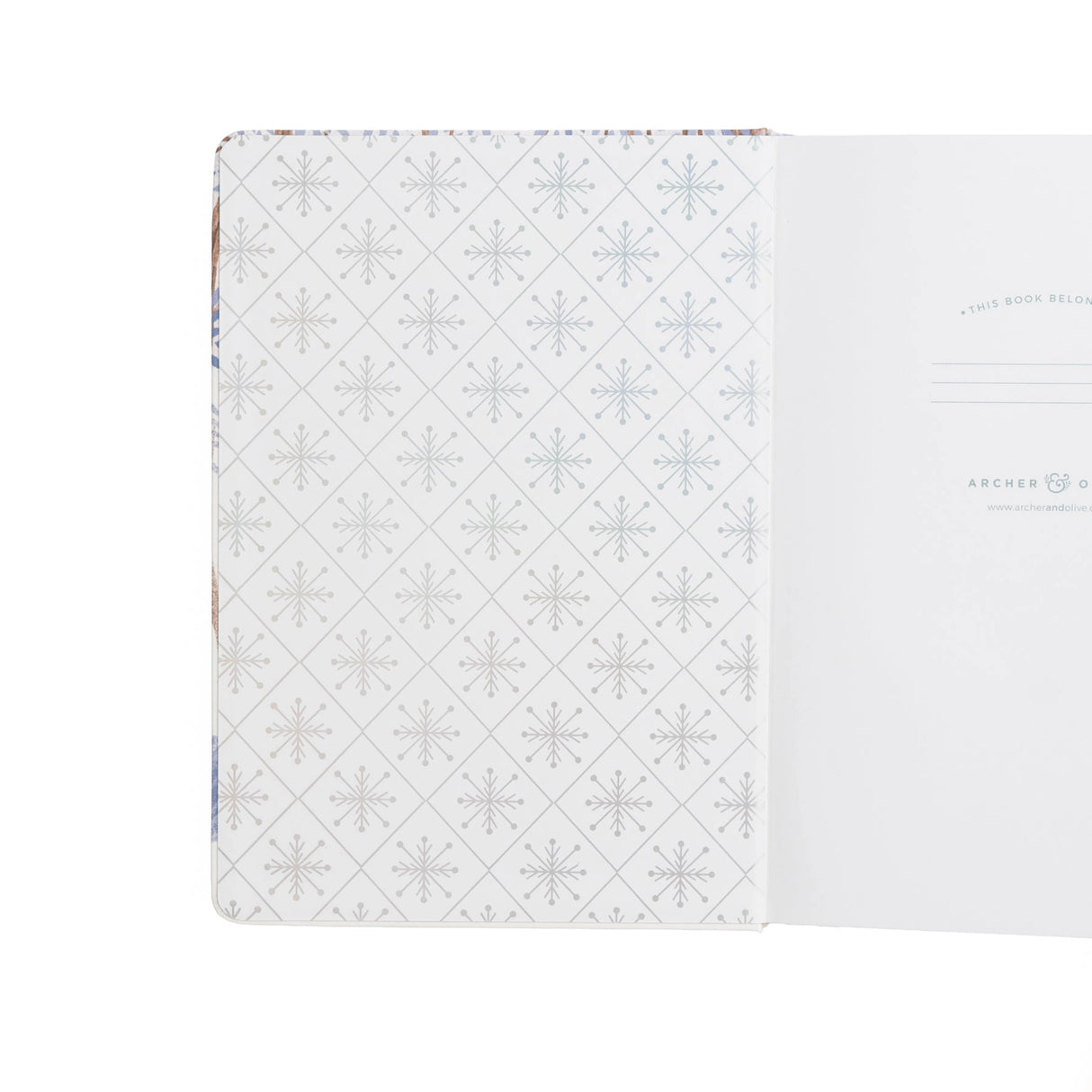 Archer and Olive Winter Village 8X8 Dot Grid Notebook