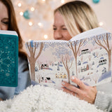 Archer and Olive Winter Village 8X8 Dot Grid Notebook