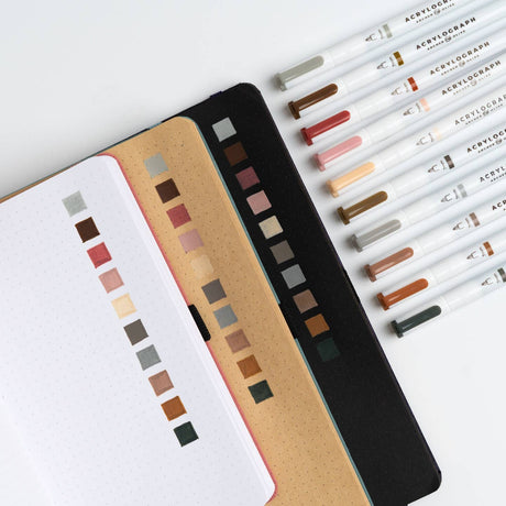 Archer and Olive - Quiet Corners | Set of 10 Acrylograph Pens