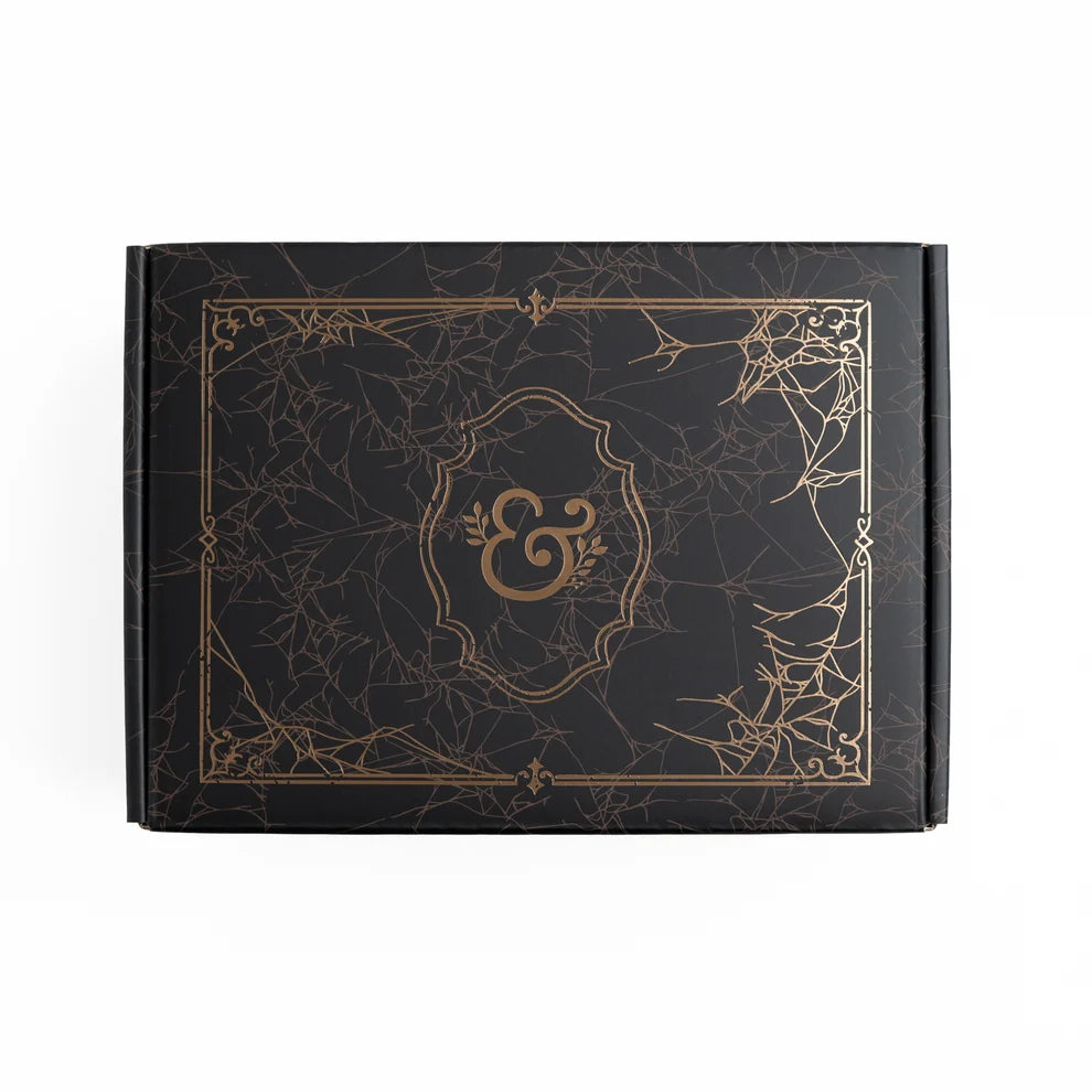 Unlock a world of haunting beauty with the Whispering Walls Halloween Box, an exclusive collection designed for journalers who adore gothic elegance and vintage mystery.