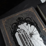 Unlock a world of haunting beauty with the Whispering Walls Halloween Box, an exclusive collection designed for journalers who adore gothic elegance and vintage mystery.