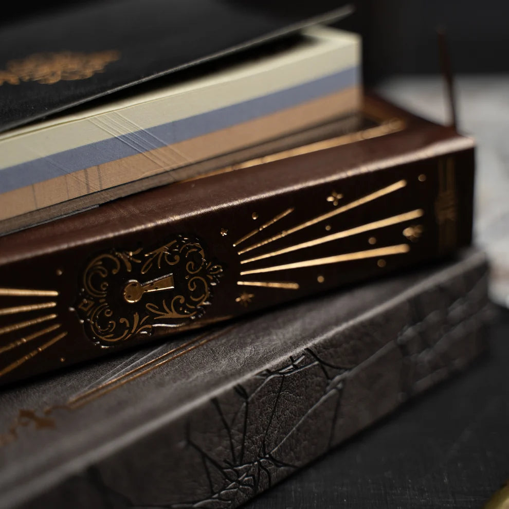Unlock a world of haunting beauty with the Whispering Walls Halloween Box, an exclusive collection designed for journalers who adore gothic elegance and vintage mystery.