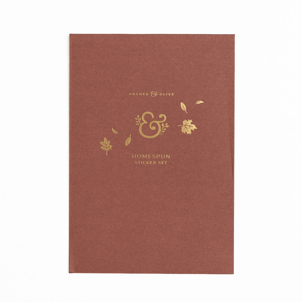 Archer and Olive Sticker Set: Homespun