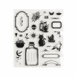 Add a touch of spellbinding charm to every journal spread with the Mystic Magic Acrylic Stamp Set.
