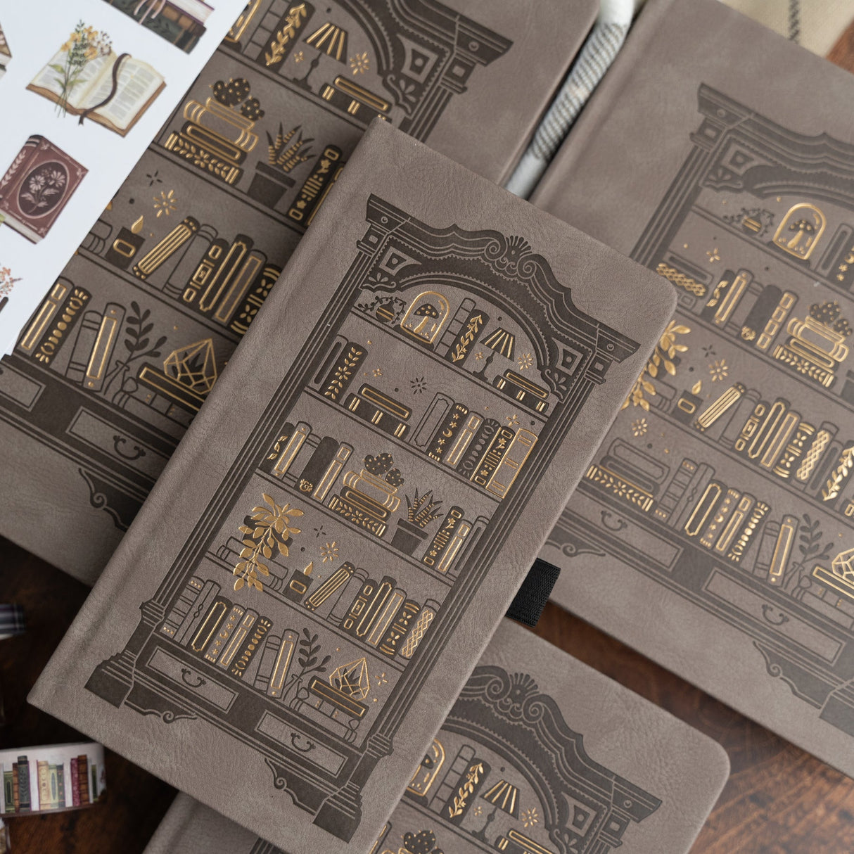 Archer and Olive Notebook: Bookshelf