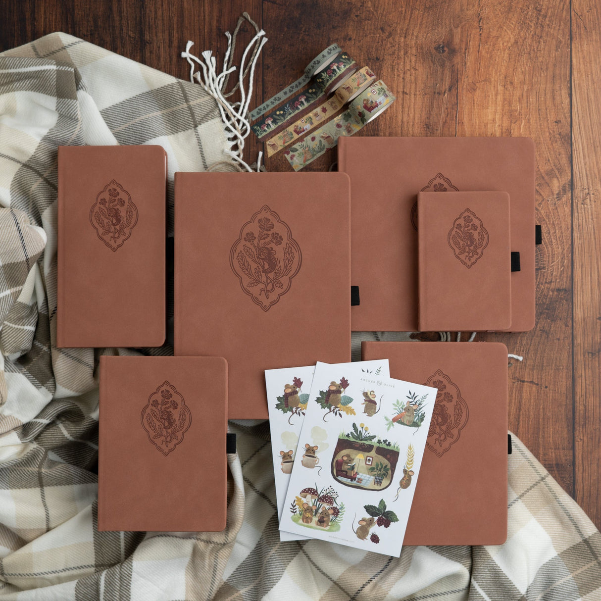 Archer and Olive Notebook: Field Mouse