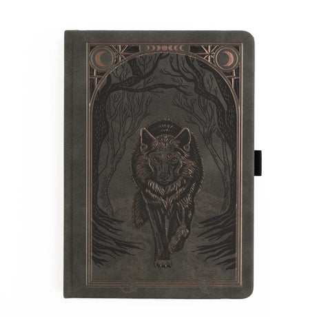 Step quietly into the moonlit forest with the Wolf in the Night Notebook, where every page invites you to embrace your intuition and let your creativity roam free.