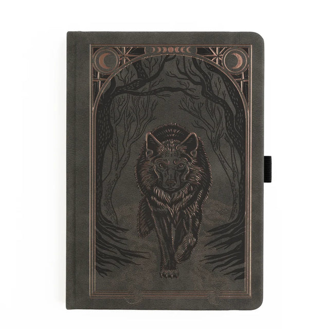 Step quietly into the moonlit forest with the Wolf in the Night Notebook, where every page invites you to embrace your intuition and let your creativity roam free.
