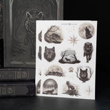 Bring the quiet mystery of moonlit forests to every page with the Wolf in the Night Sticker Set.